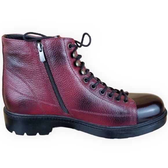 Paul Branco Men’s Casual Chukka Boot Burgundy Size US 11 EU 44 Medium New main image 7